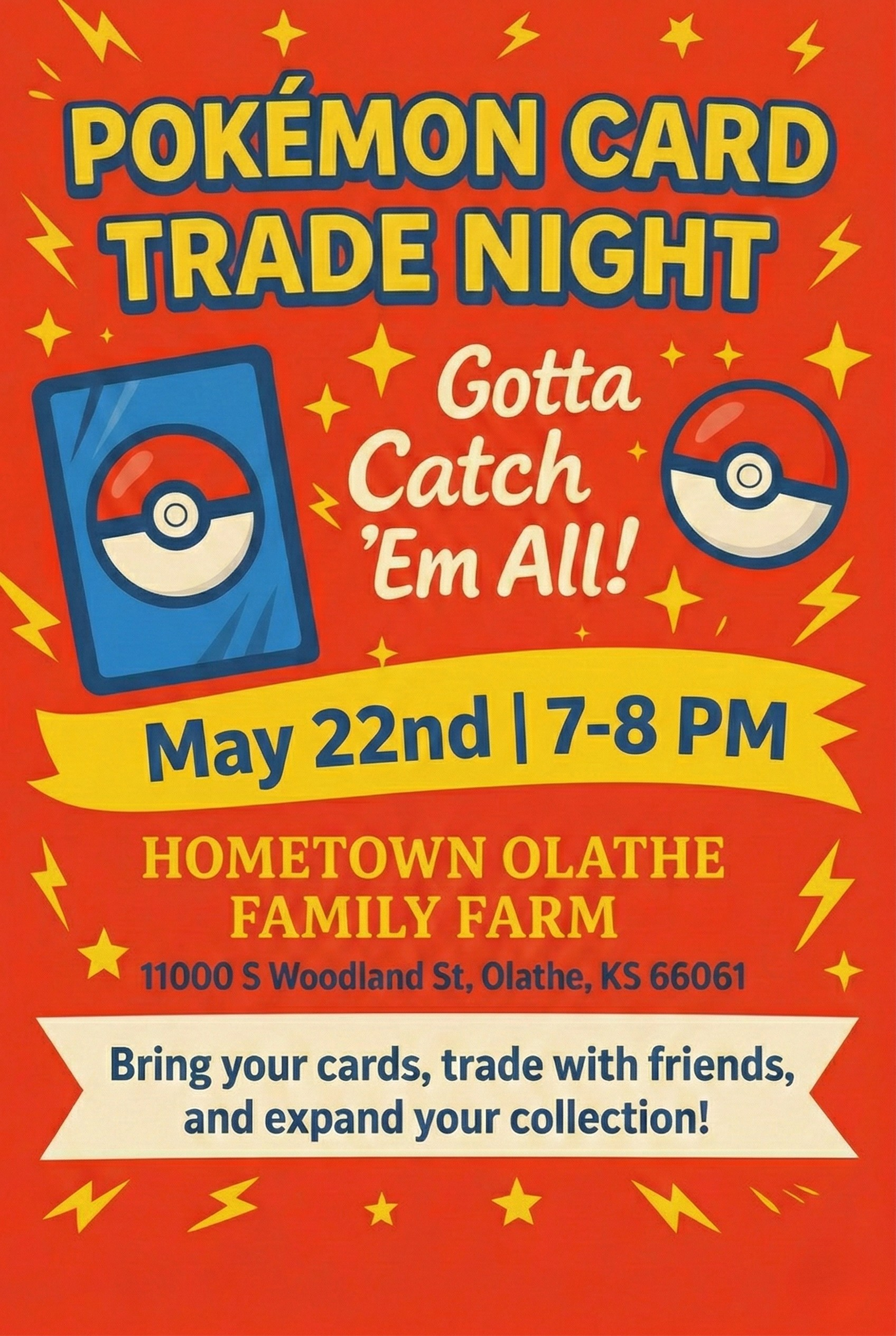 Pokémon Card Trade Night — Gotta Catch ’Em All!