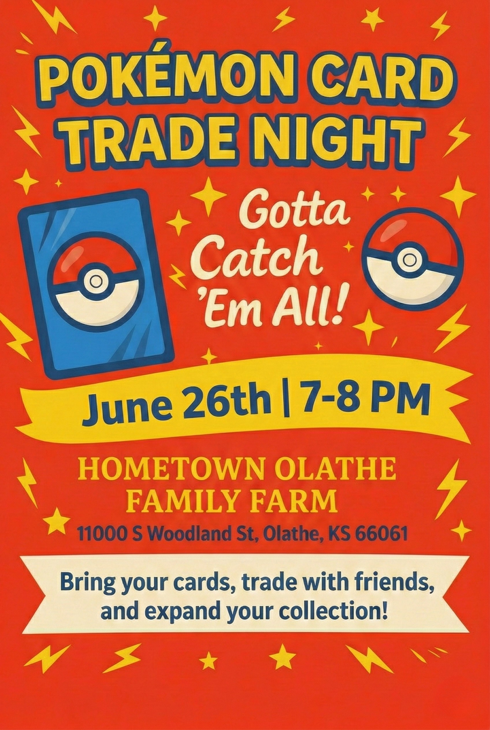 Pokémon Card Trade Night — Gotta Catch ’Em All!