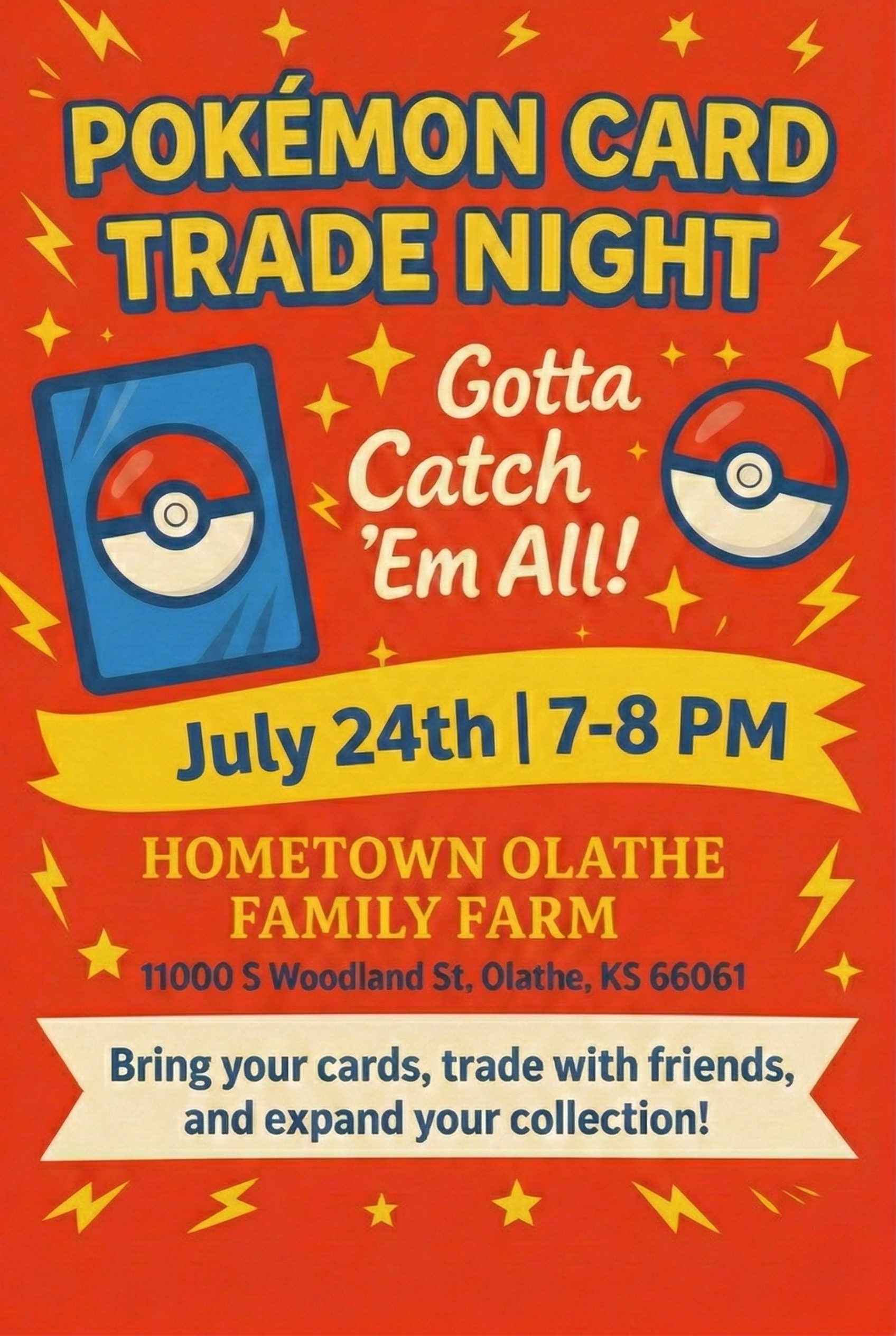 Pokémon Card Trade Night — Gotta Catch ’Em All!