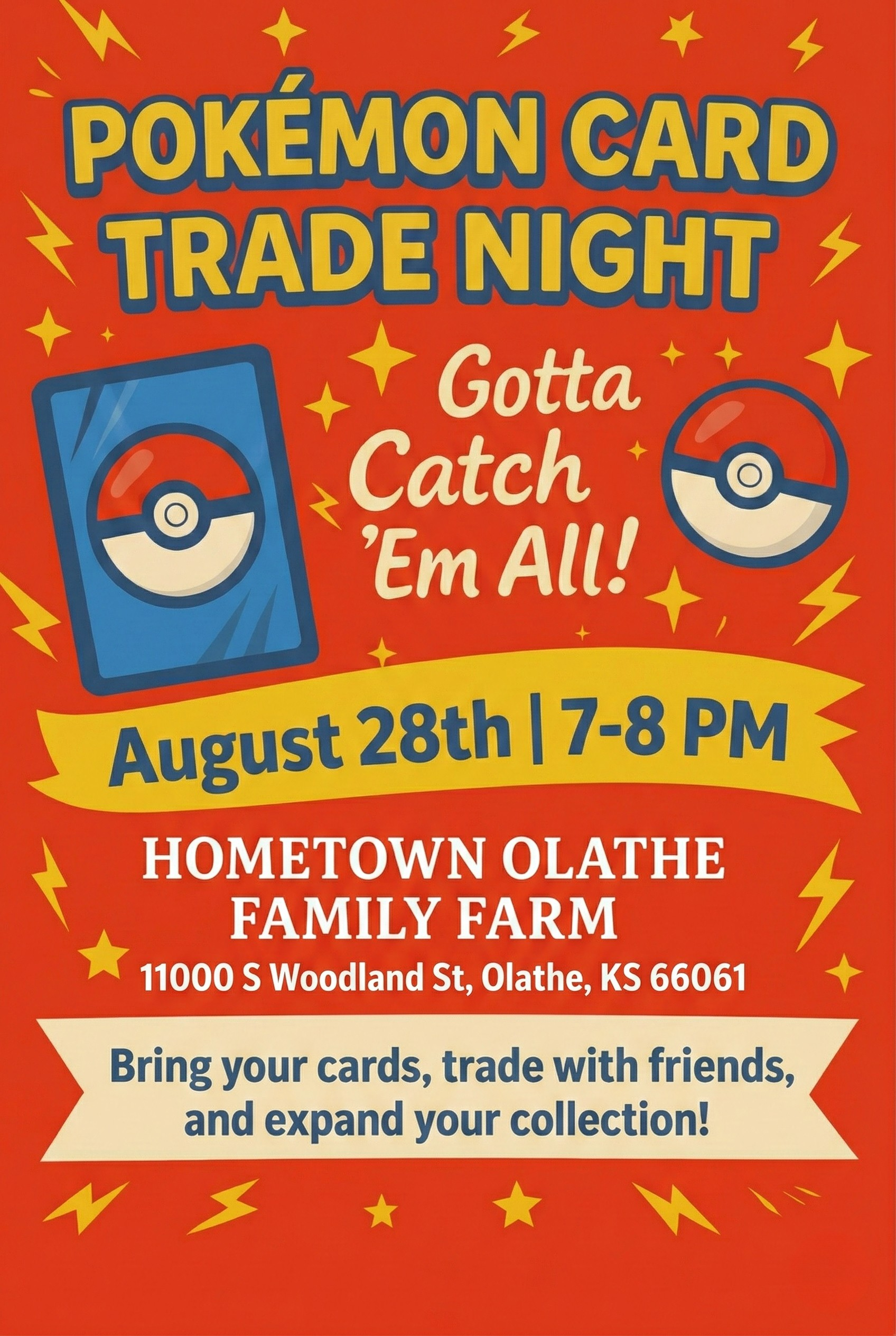 Pokémon Card Trade Night — Gotta Catch ’Em All! 