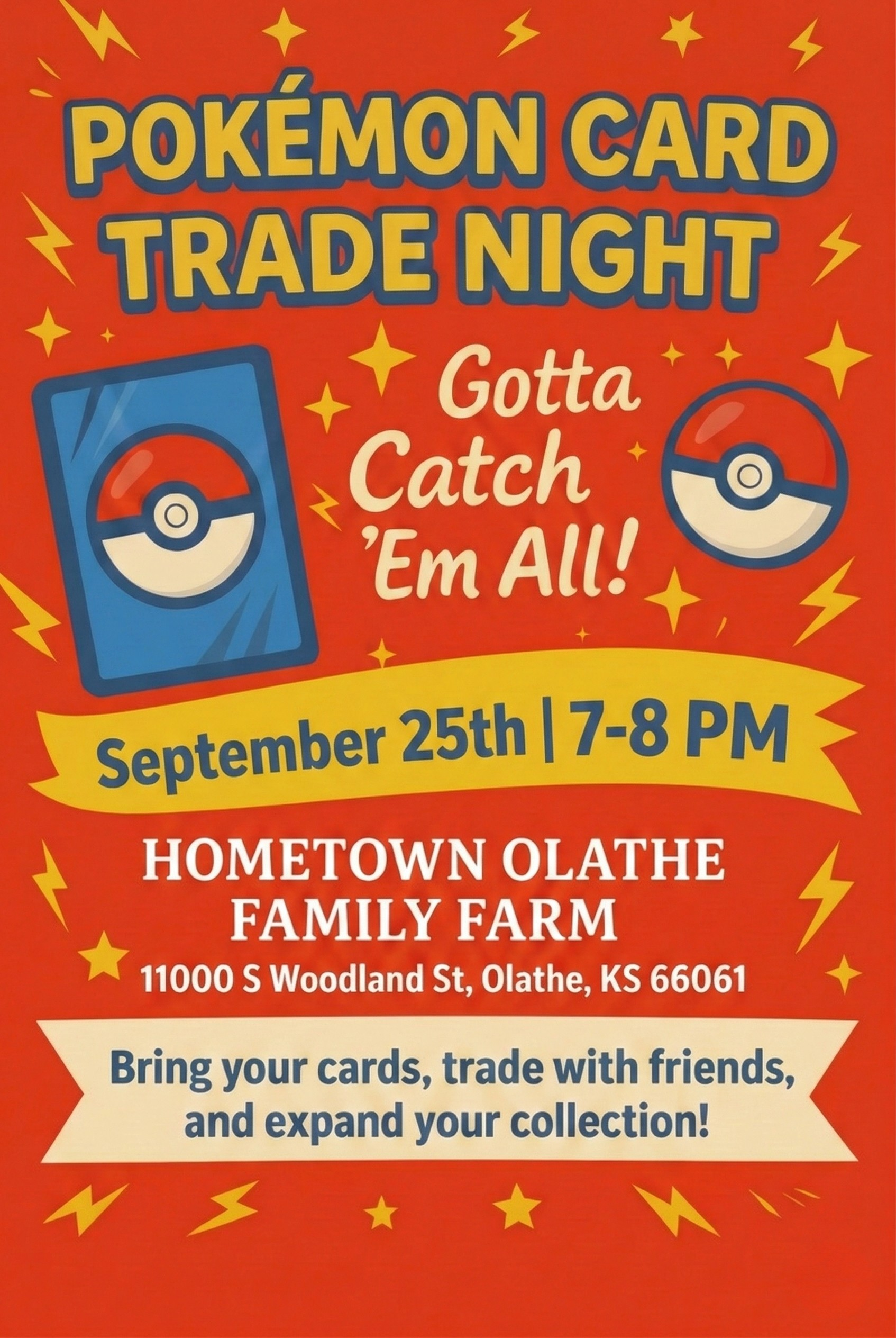 Pokémon Card Trade Night — Gotta Catch ’Em All!