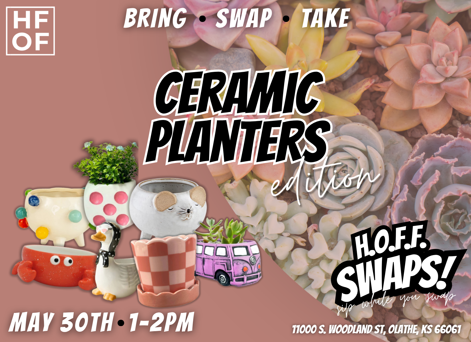 HOFF SWAPS: "Ceramic Planters" Edition 🪴🌼