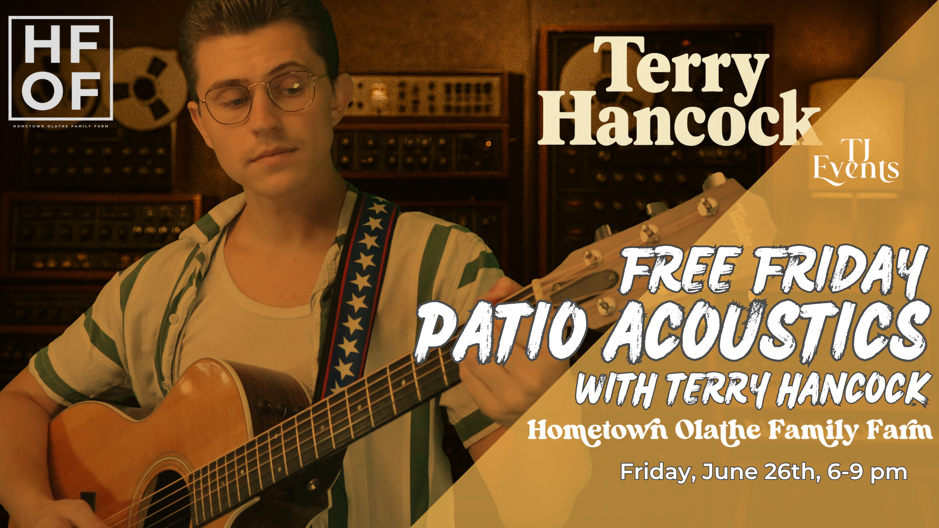 Friday Night Patio Acoustics featuring Terry Hancock