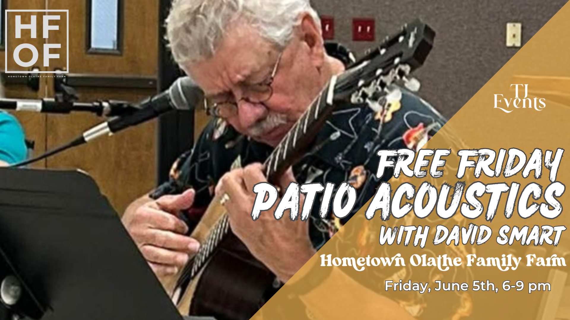 Friday Night Patio Acoustics featuring David Smart