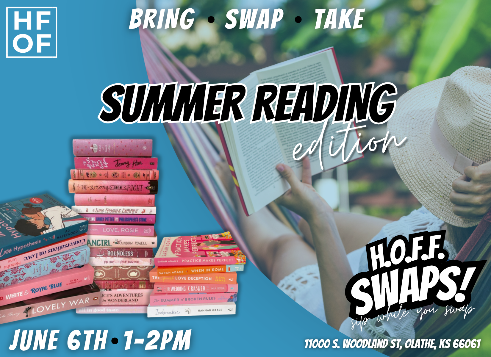 HOFF SWAPS: "Summer Reading" Edition 📚☀️