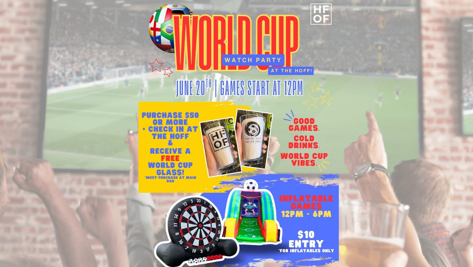 ⚽🌍  Soccer Saturday at the HOFF 🌍⚽