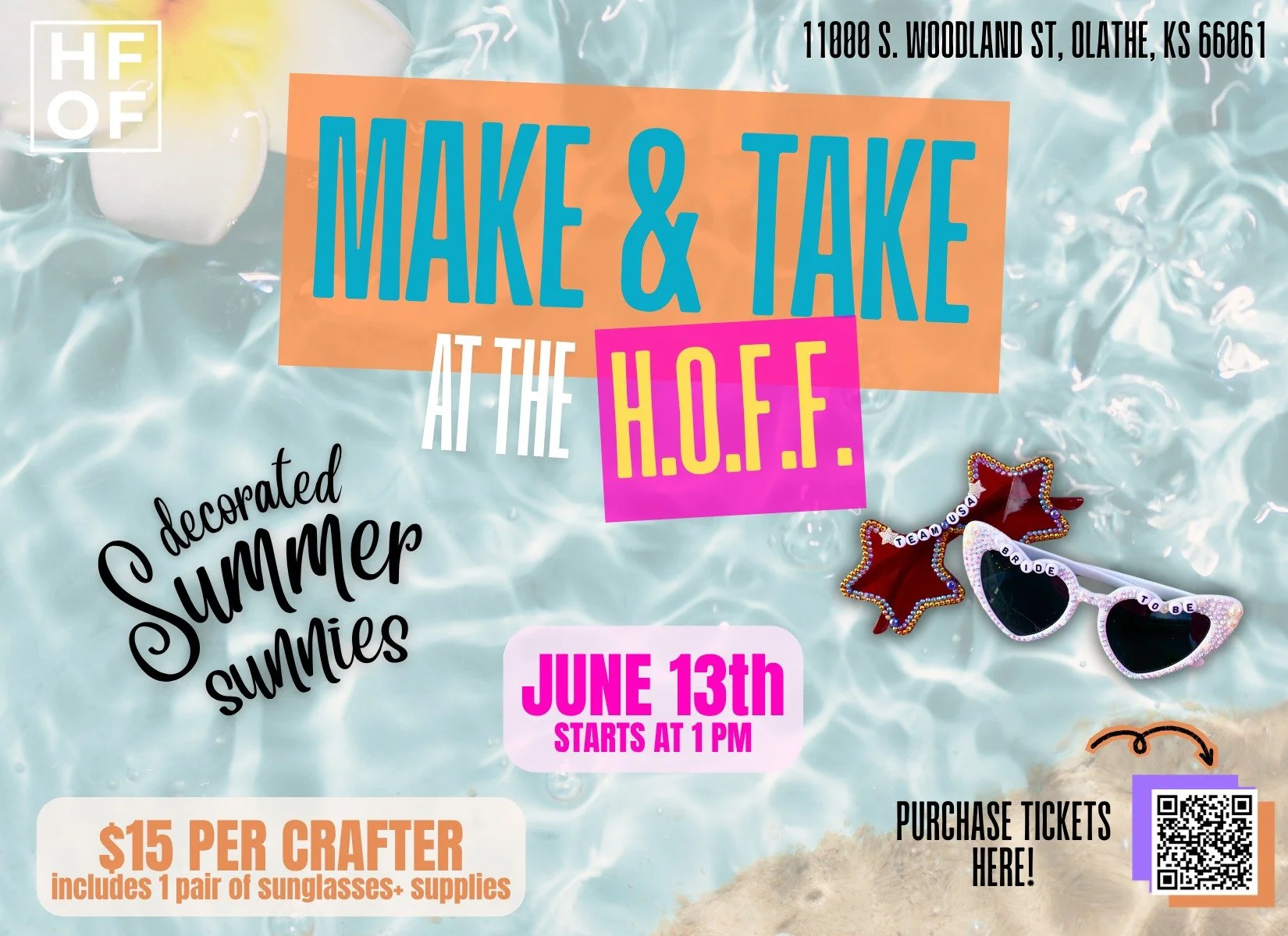 Make & Take at the HOFF: Summer Sunnies ☀️🕶️