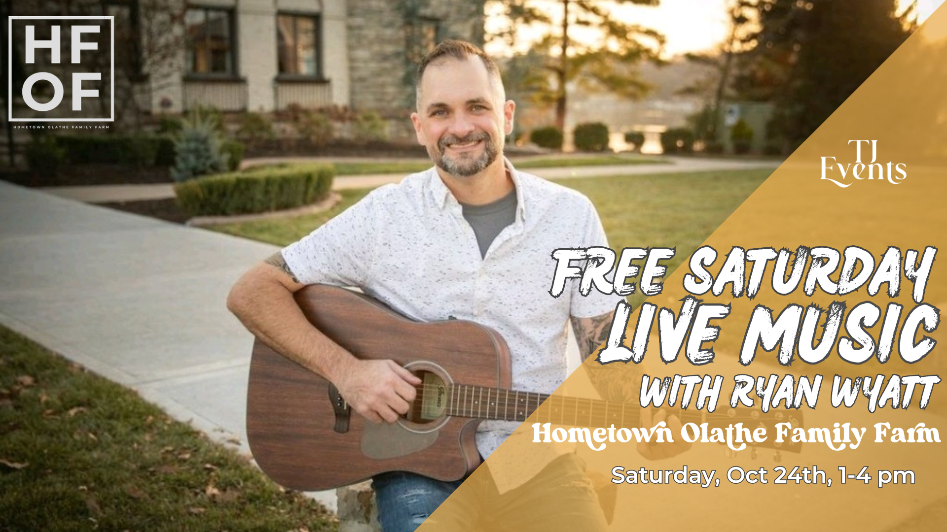 Free Saturday Live Music featuring Ryan Wyatt
