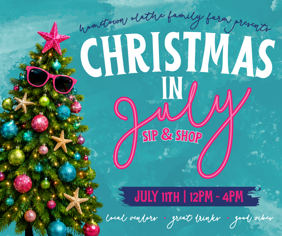 ☀️ Christmas in July Sip &amp; Shop *INDOORS*🎄