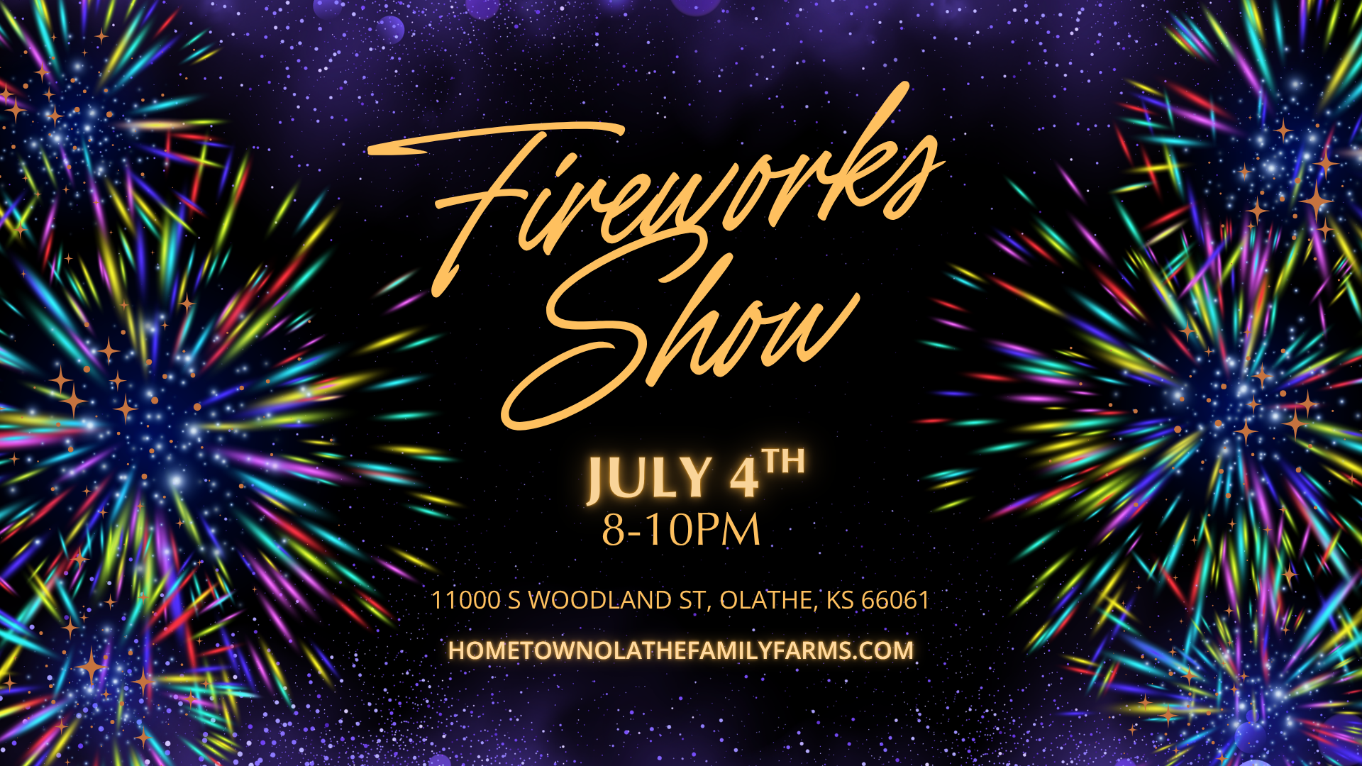 July 4th Fireworks Show!