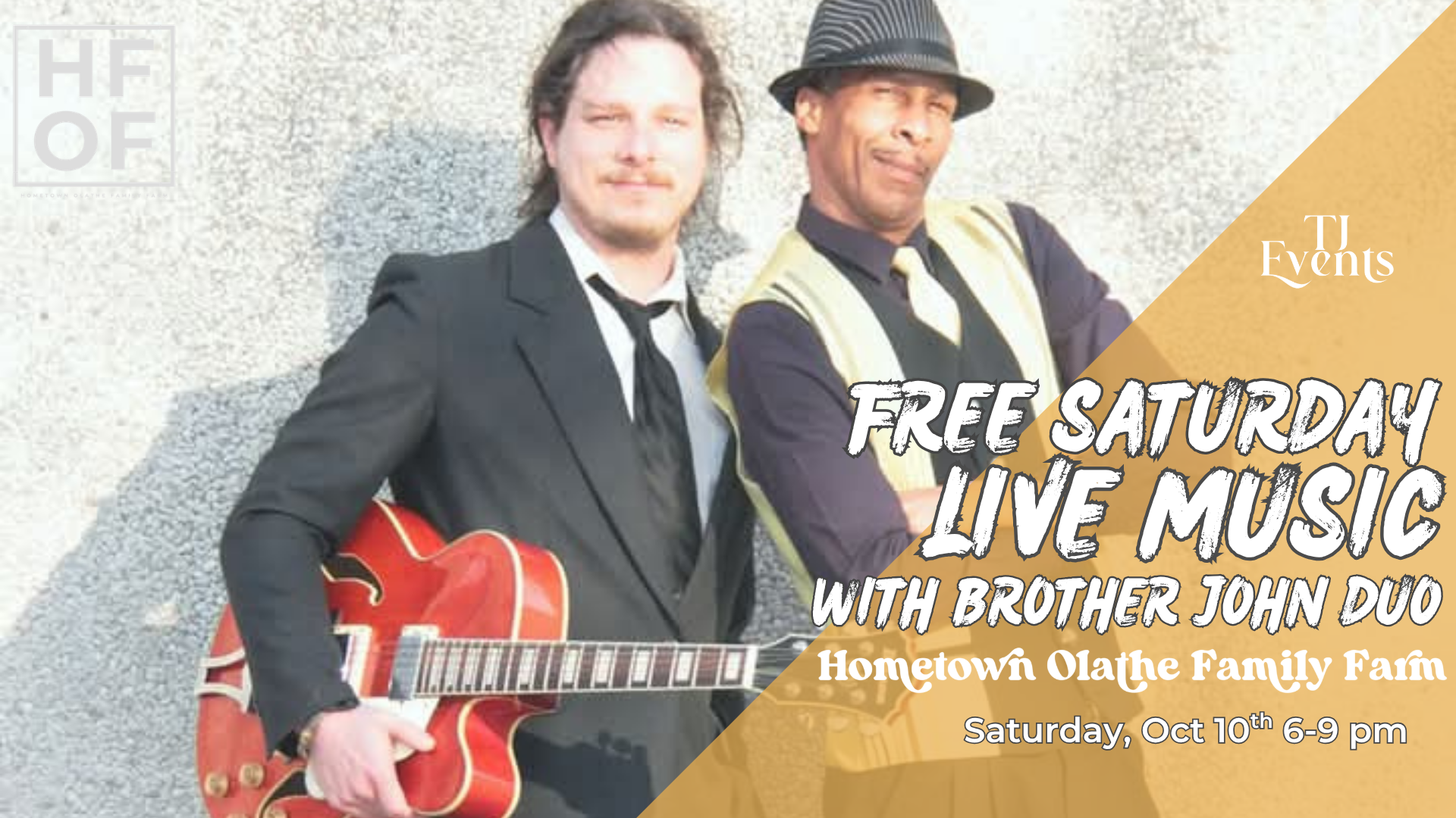 Second Saturday Concert Series featuring Brother John Duo