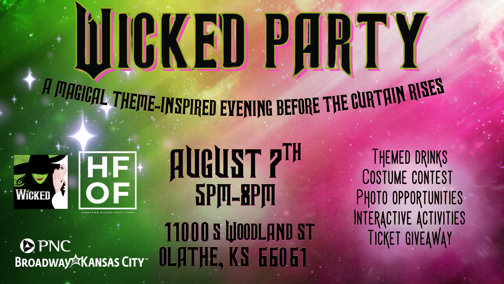 🩷💚 WICKED Party at the HOFF 💚🩷