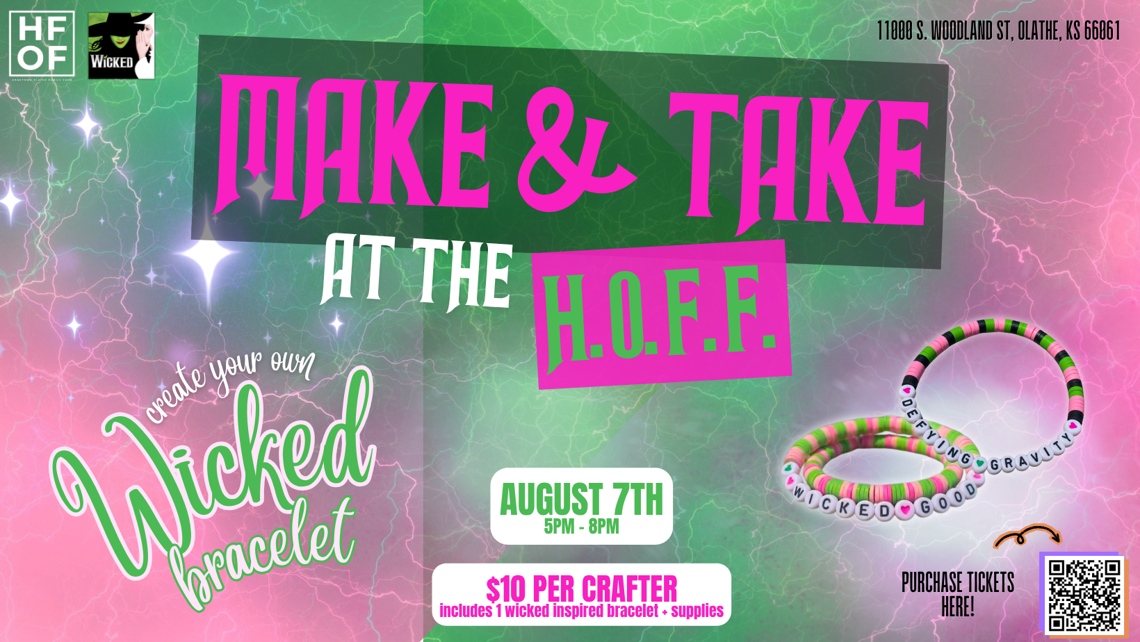 🩷💚 Make & Take at the HOFF: Wicked-Inspired Bracelet Bar 💚🩷