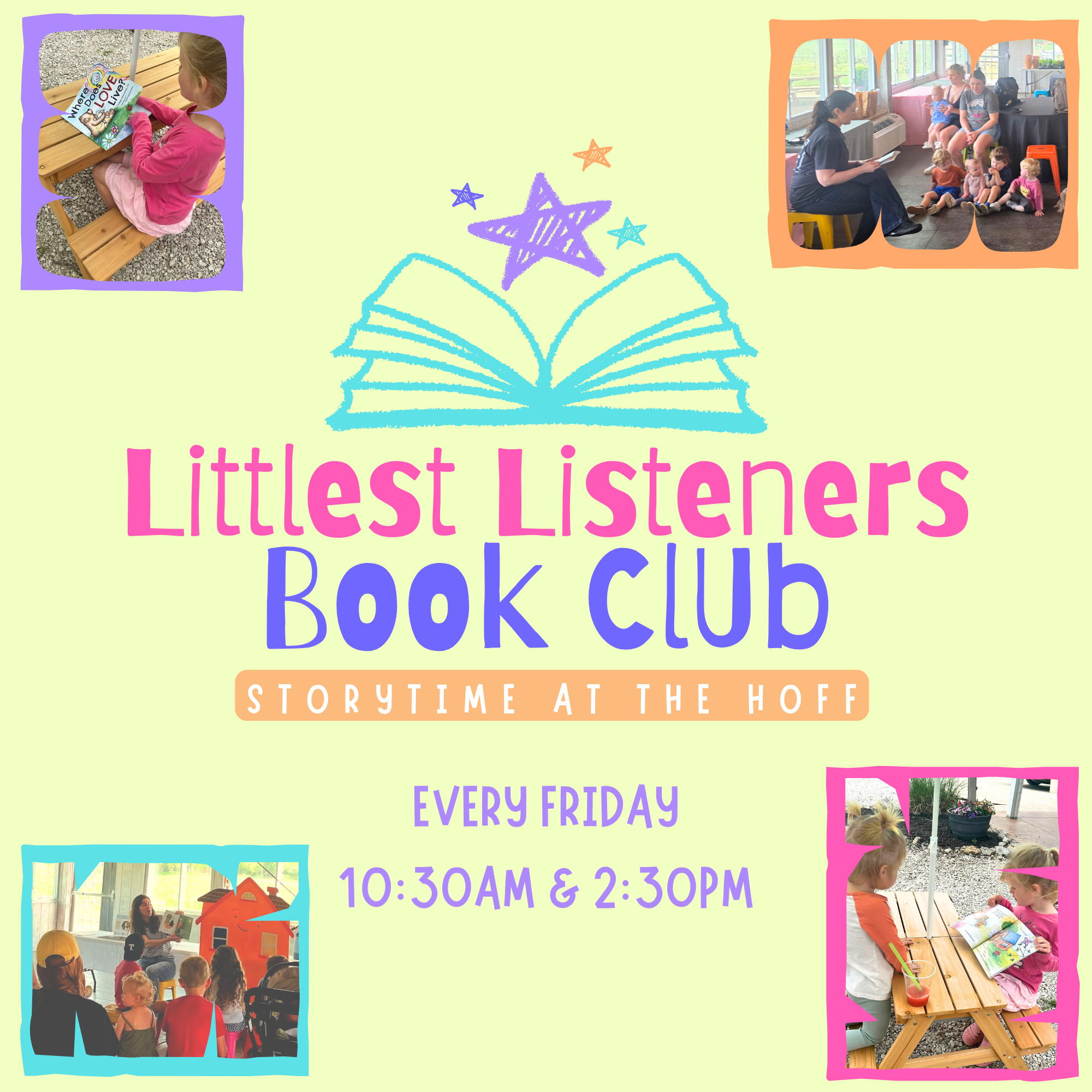 Littlest Listeners Club | Storytime @ The Farm