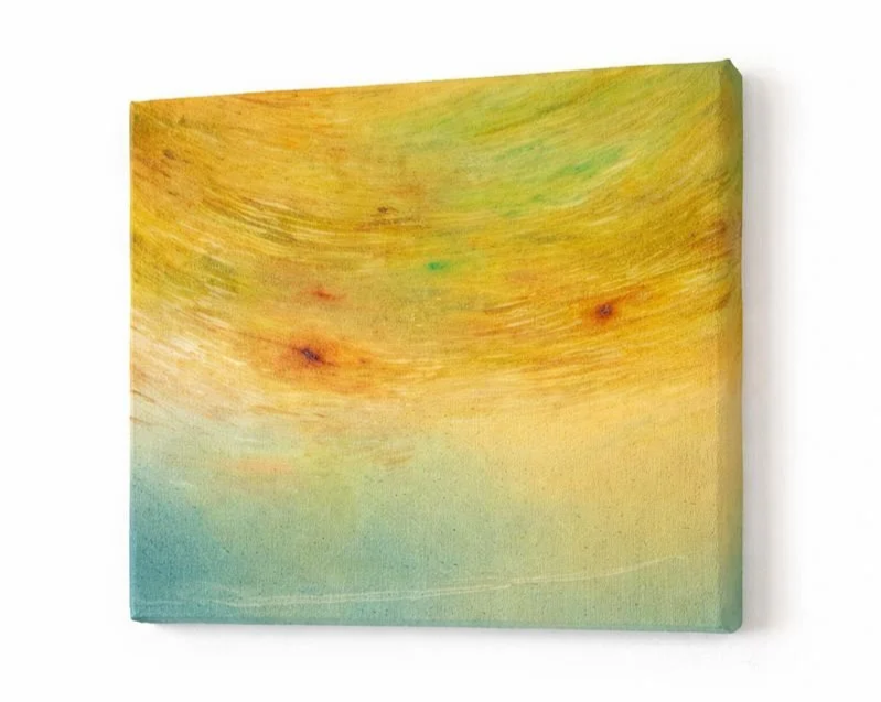 The earth, air, ocean, and sun are within me, Oil on Canvas, 30 x 25 cm