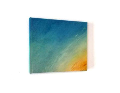 Breathing in pure light, filling me with peace and calm Breathing out pure light, expanding peace and calm, Oil on Canvas, 30 x 25 cm