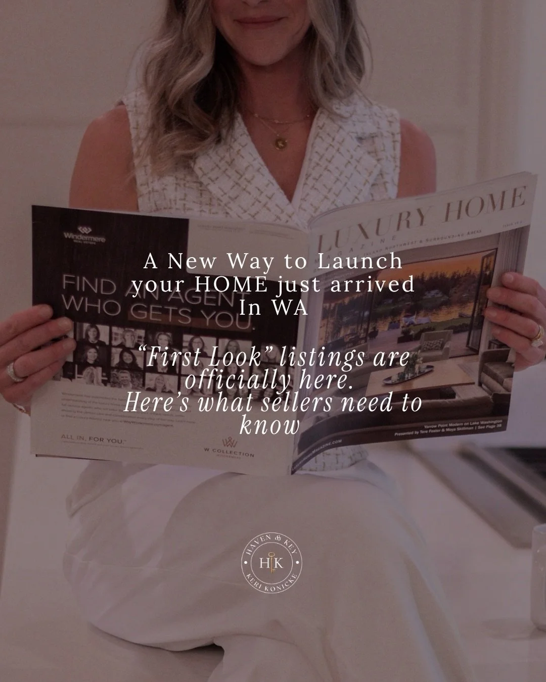 A NEW OPTION FOR WASHINGTON HOME SELLERS

Starting September 4th, NWMLS is introducing &ldquo;First Look&rdquo; &mdash; a new way for sellers to bring their home to market with a little more flexibility and strategy.

With First Look, a home can be m