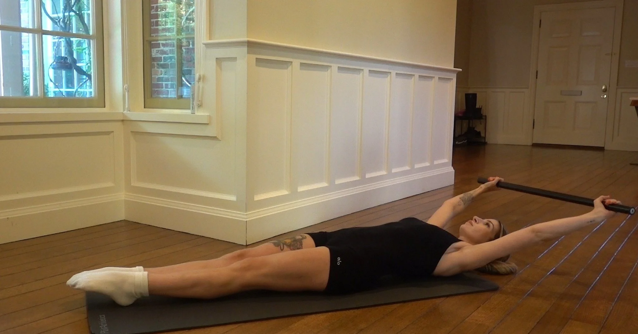 To all my Pilates peeps&hellip;.
Who can tell me the name of this one?

For me, its more than just an exercise.

It&rsquo;s about slowing down, finding control and reconnecting with your body.
Every small movement has intention.
Every repetition is a