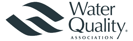 Water Quality Association logo with stylized water waves and text