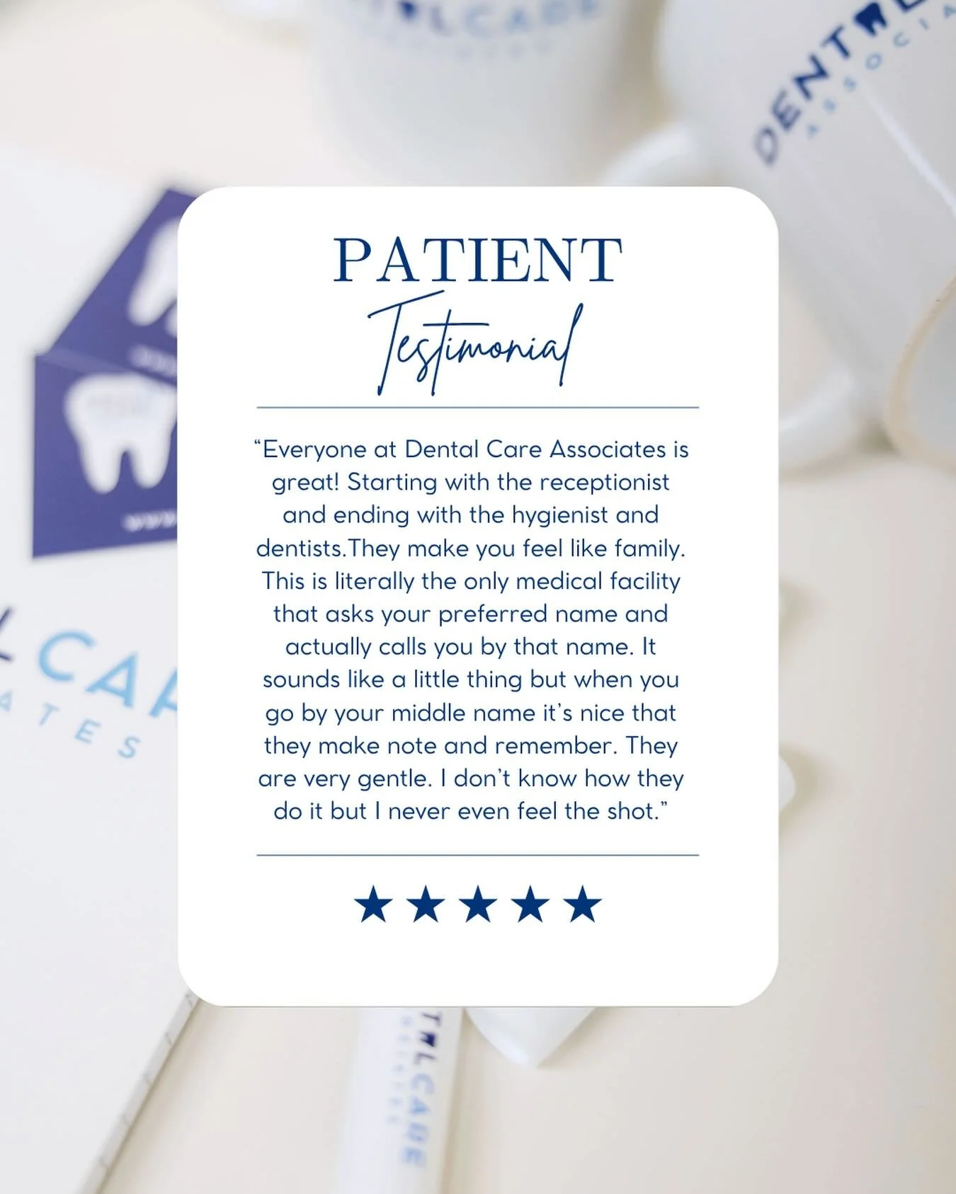 We love hearing from our patients! Thank you for trusting us with your smiles 🦷 We appreciate each and every one of you!