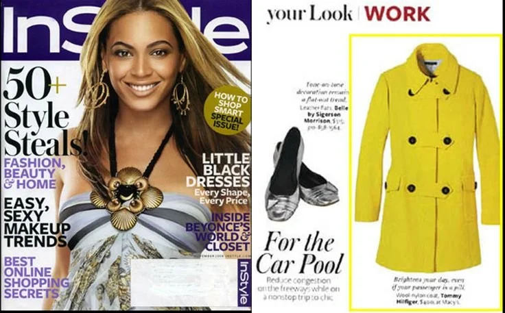 Tommy Hilfiger Fall 2008 - Yellow Duffle Featured in InStyle.jpeg