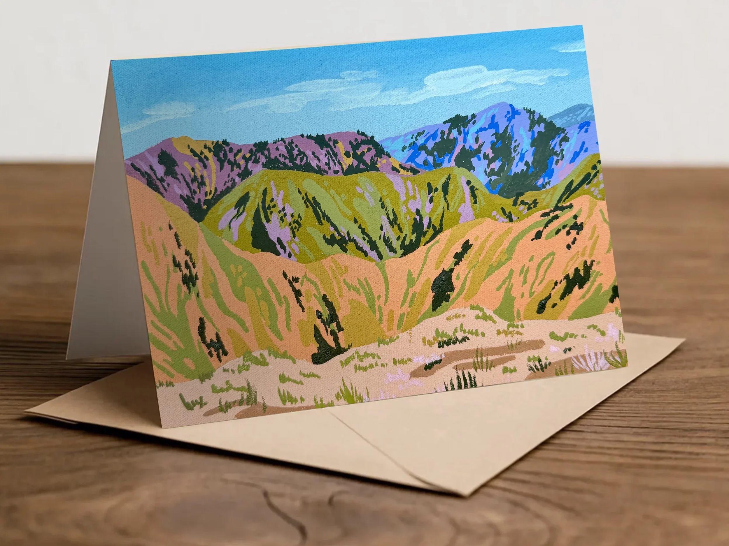 Notecard “Bertha Peak”