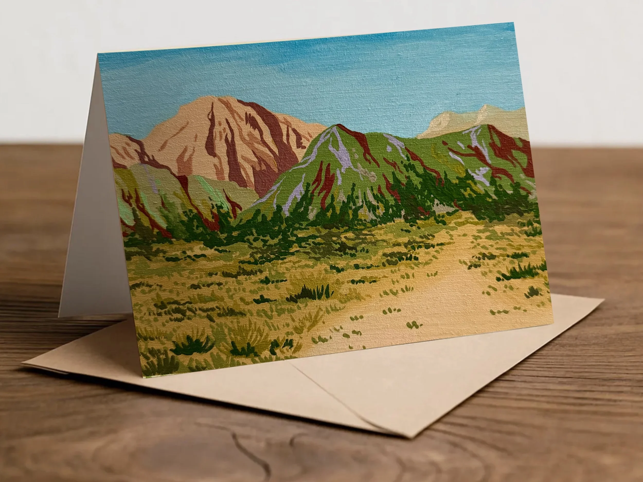 Notecard “Memoir of a Trail”