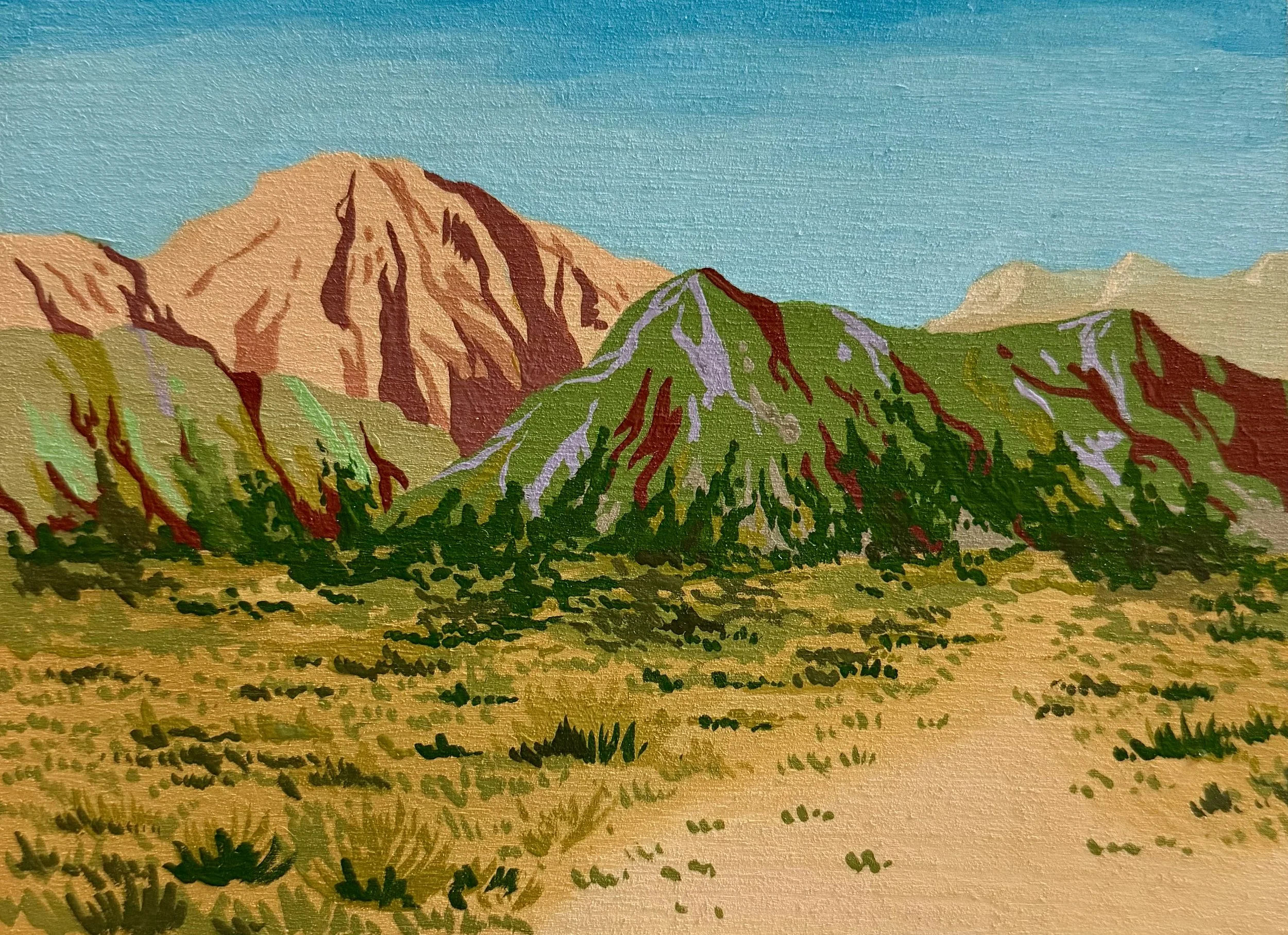 “Entering the Pass” 6’ X 8’