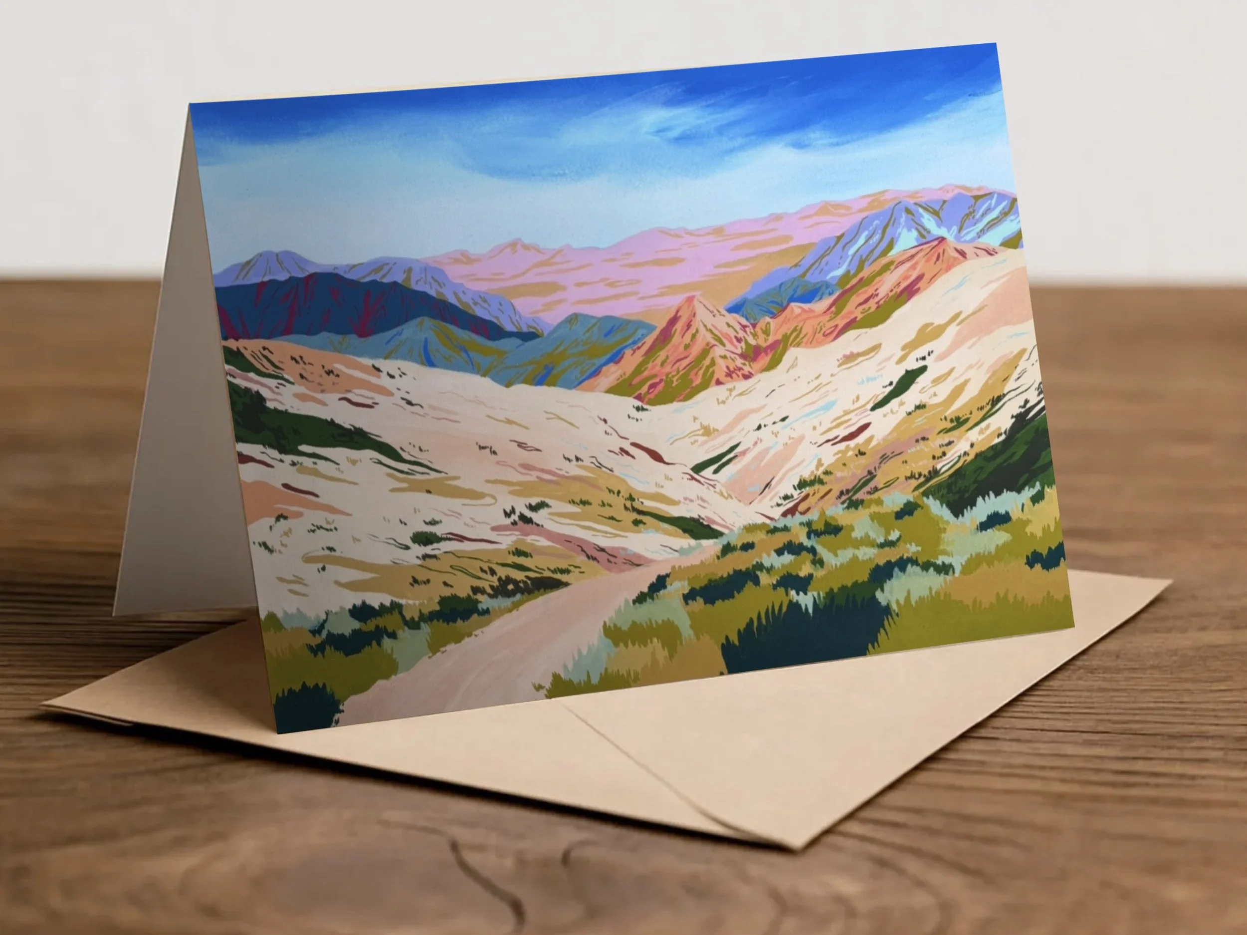 Notecard “Big Bear Pass”