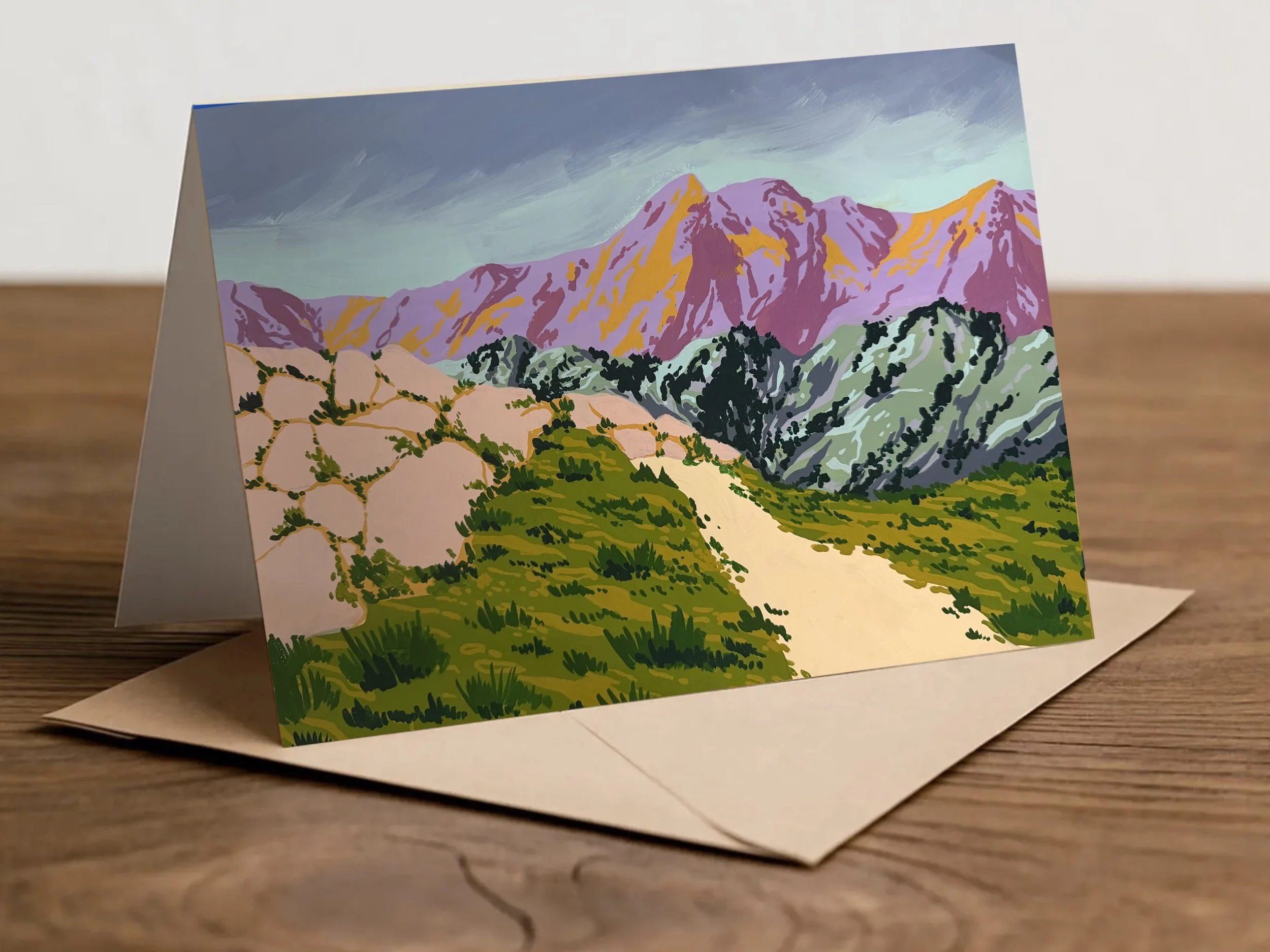 Notecard “Pine Knot Trail”