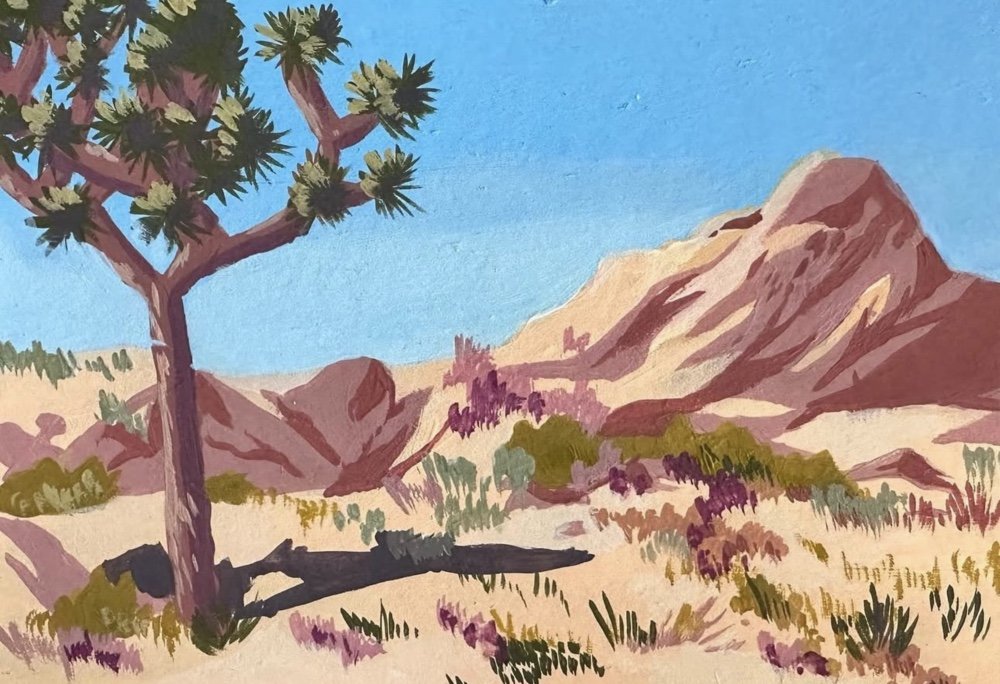“Joshua Trees” 4’ X 6’