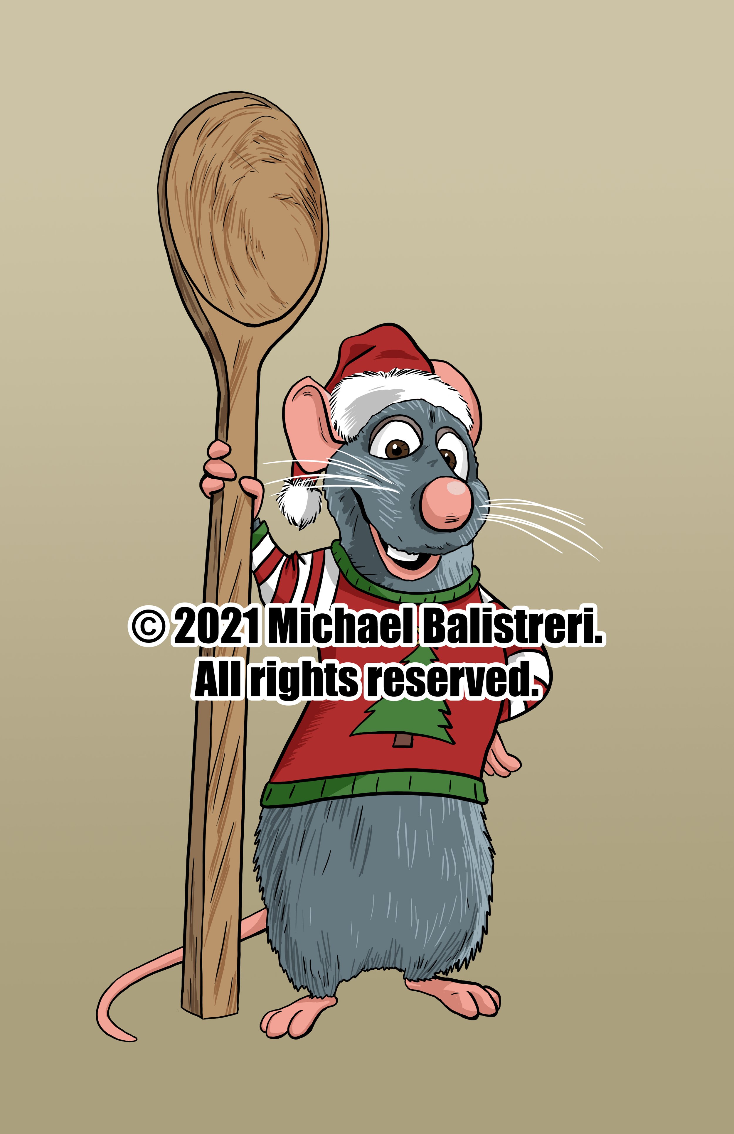 Ratatouille Christmas Sweater by Michael Balistreri