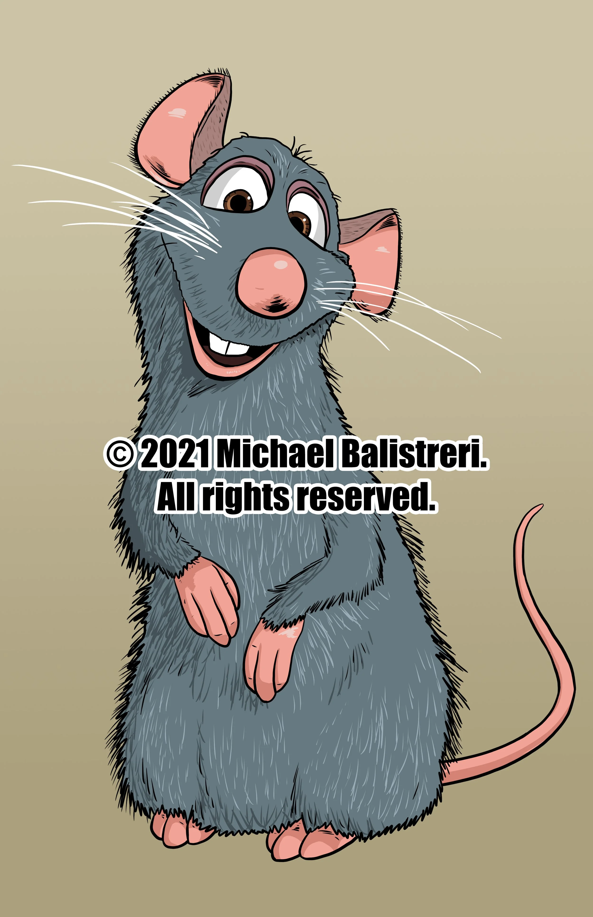 Ratatouille Remy by Michael Balistreri