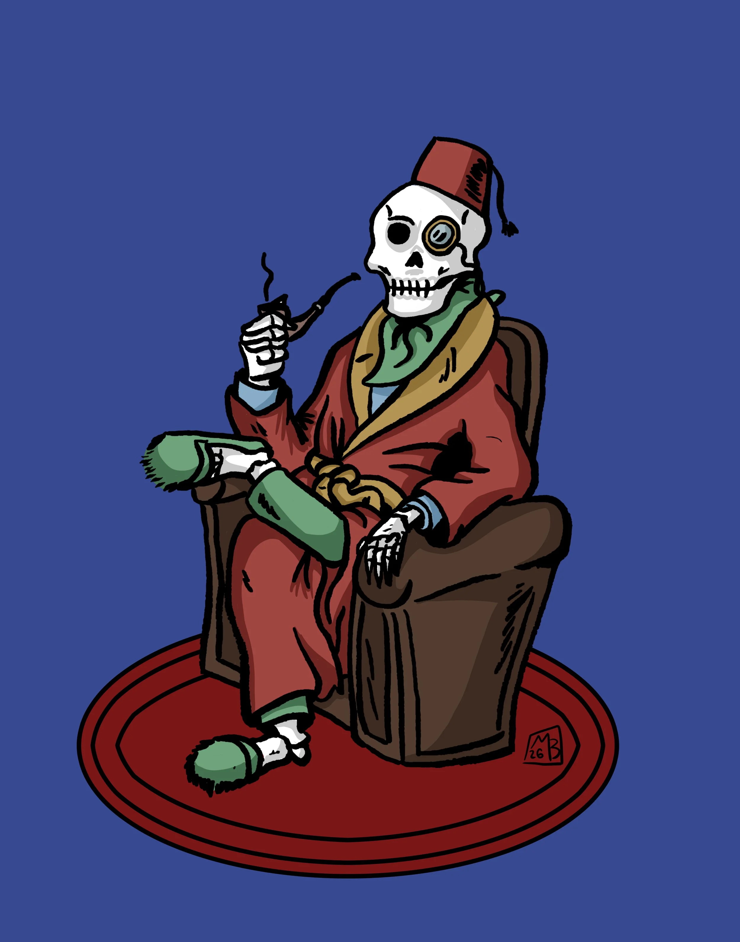 Well Dressed Skeleton