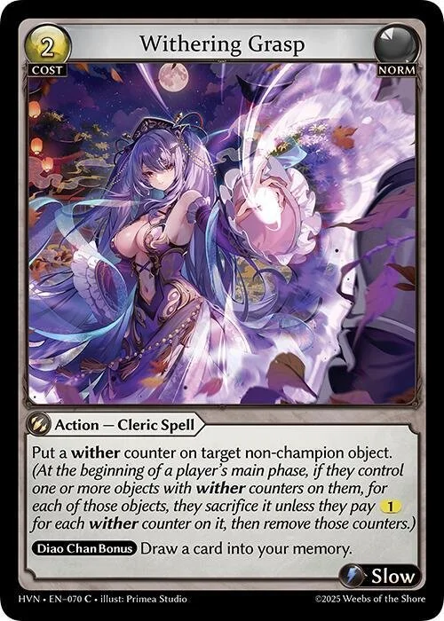 Withering Grasp NM