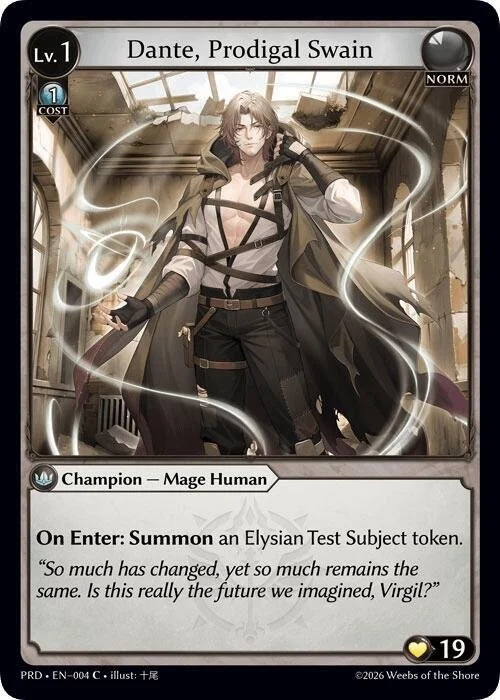 Dante, Prodigal Swain NM