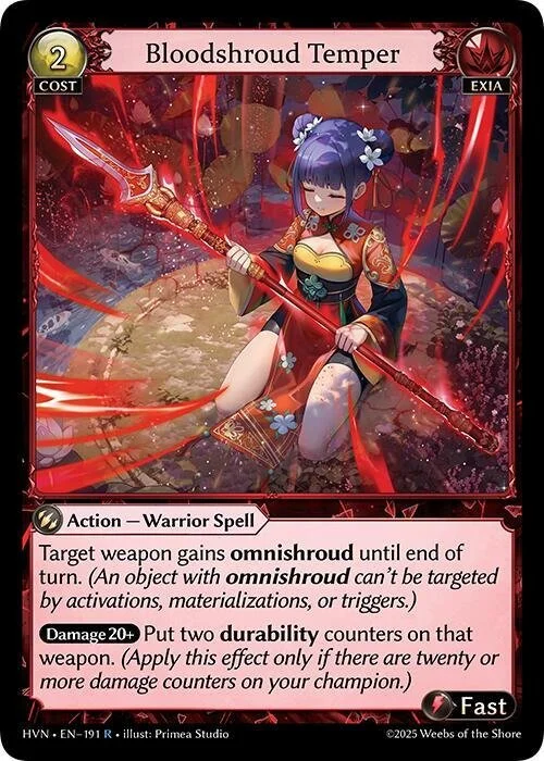 Bloodshroud Temper NM