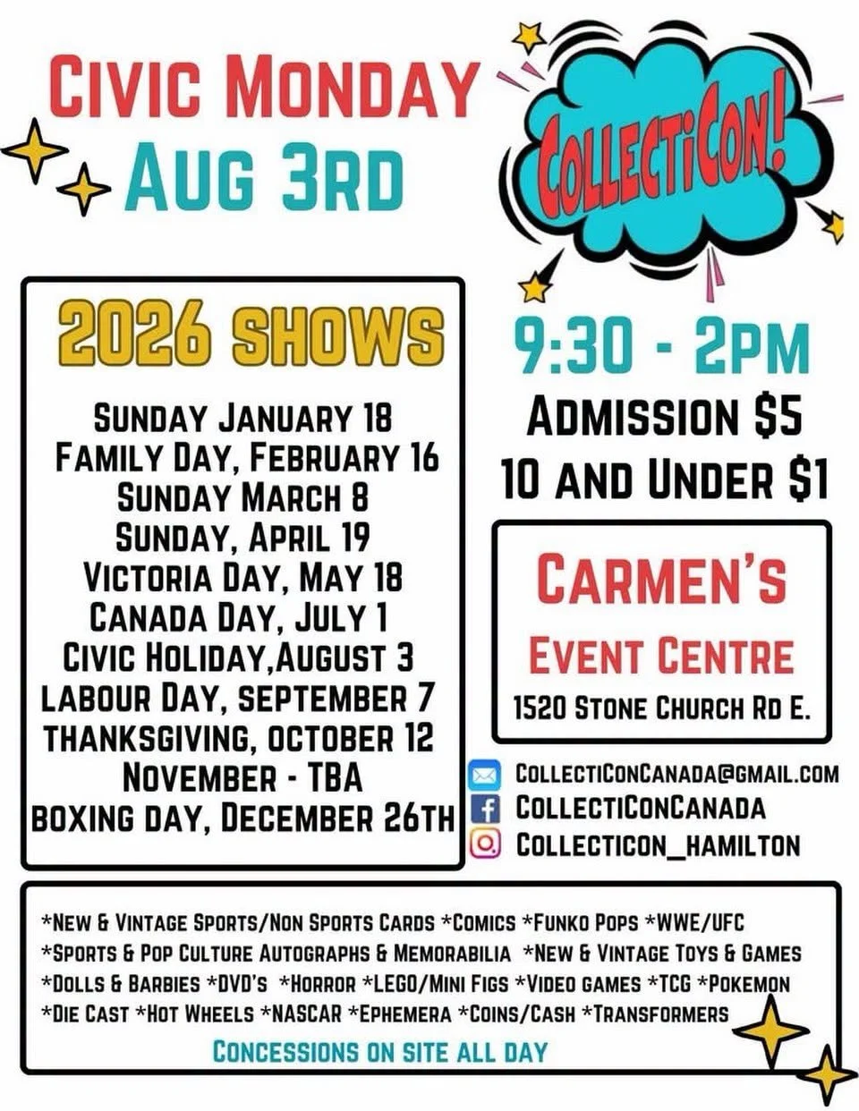 Closed for Collecticon