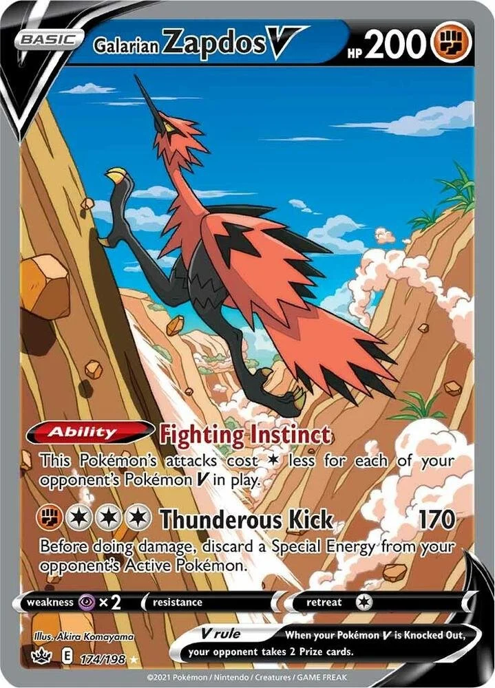 Galarian Zapdos V Alternate Full Art