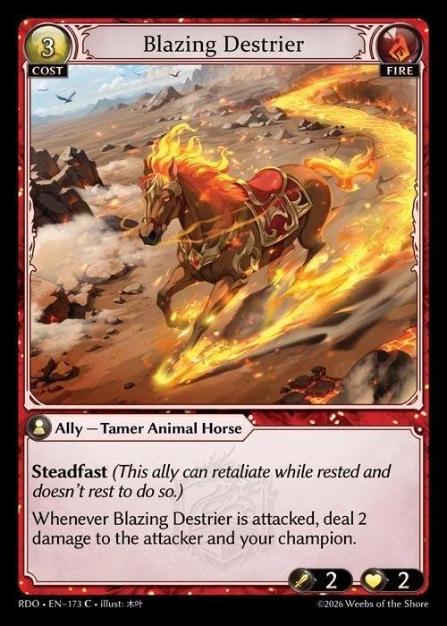 Blazing Destrier NM