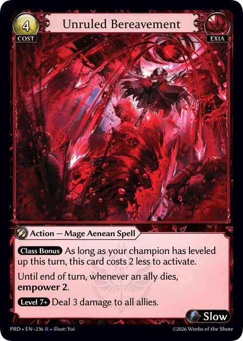 Unruled Bereavement NM