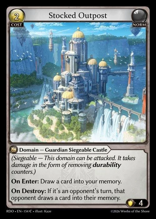Stocked Outpost Curio Foil NM