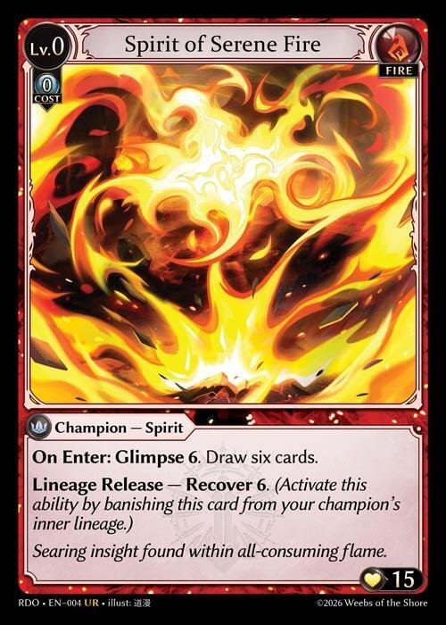 Spirit of Serene Fire NM