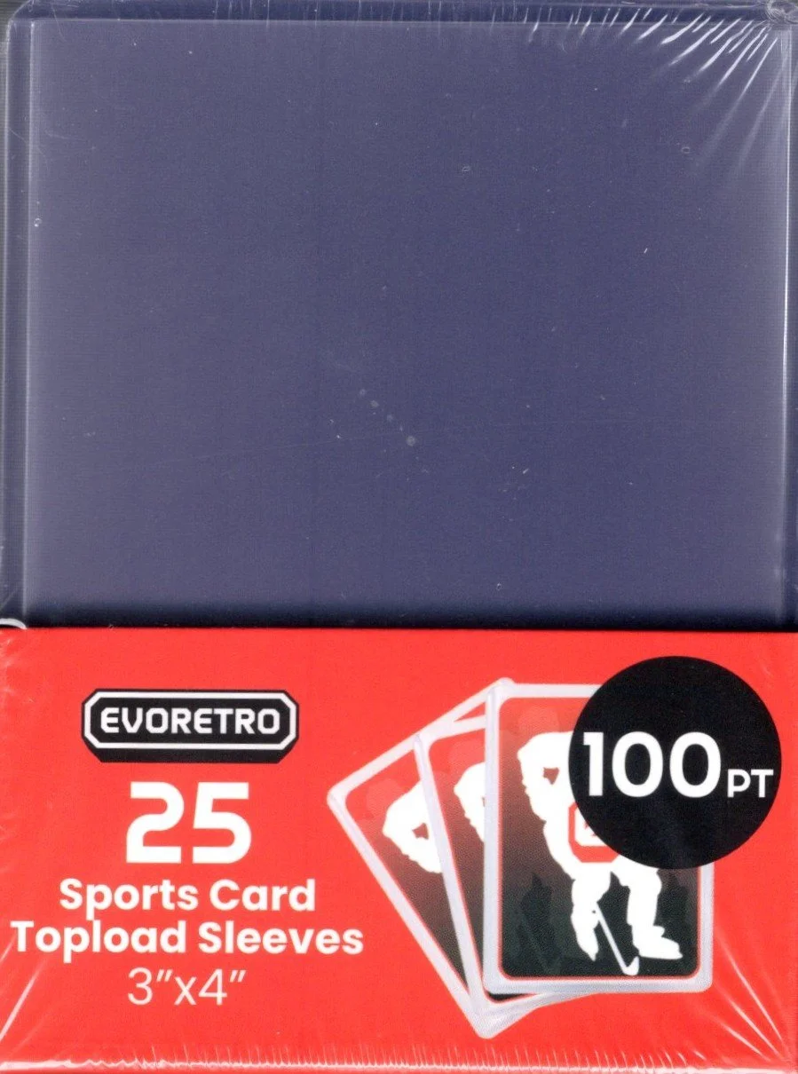 Evoretro 100pt Topload Sleeves 25 Pack