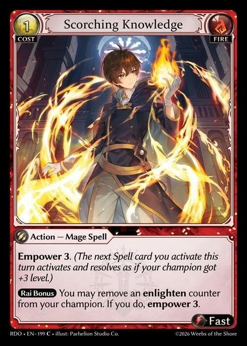 Scorching Knowledge NM