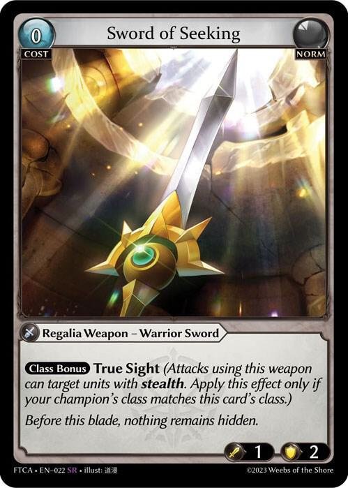 Sword of Seeking Foil NM