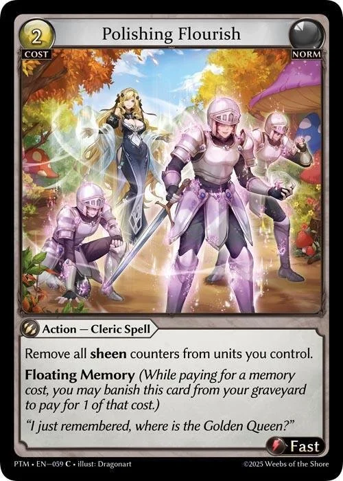 Polishing Flourish NM