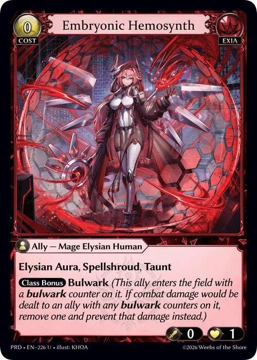 Embryonic Hemosynth NM