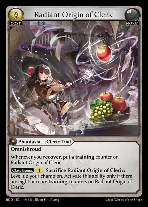 Radiant Origin of Cleric NM