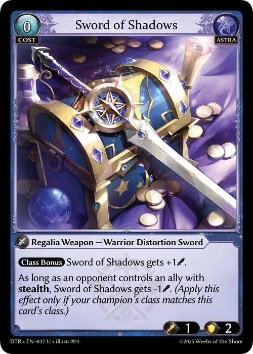 Sword of Shadows NM